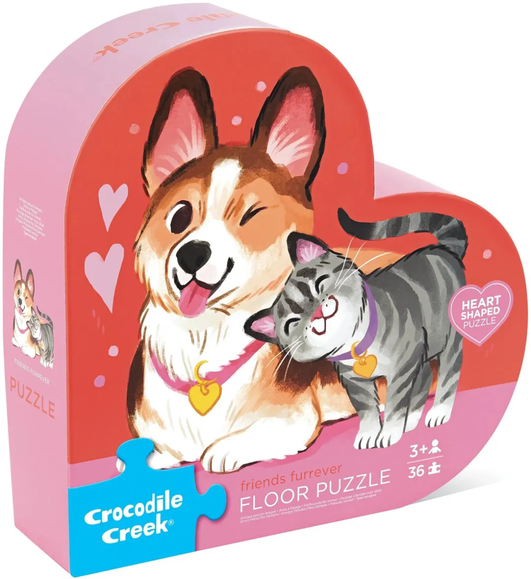 Crocodile Creek Friends Furrever Vloerpuzzel 36 Stuks - CC40212