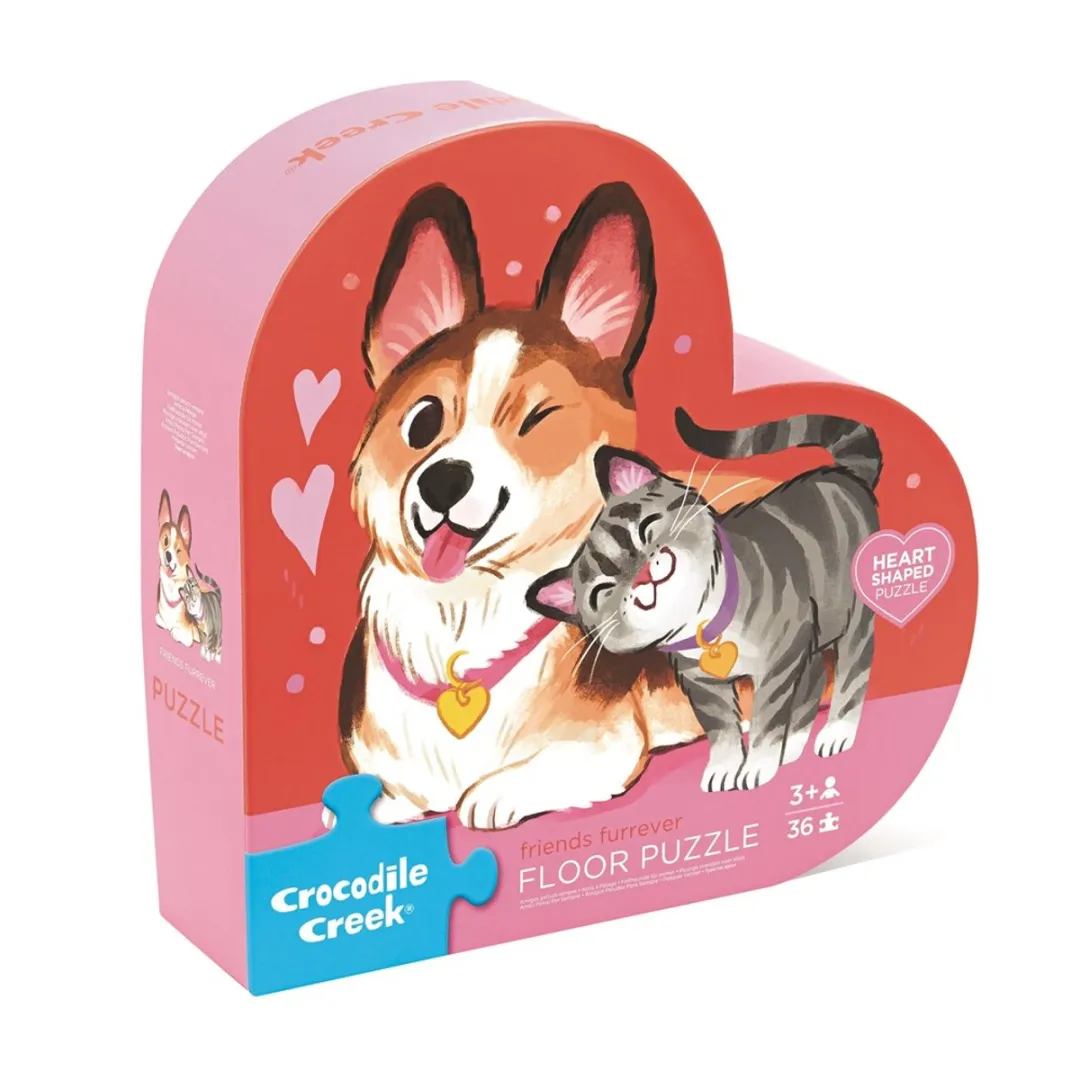 Crocodile Creek Friends Furrever Vloerpuzzel 36 Stuks - CC40212