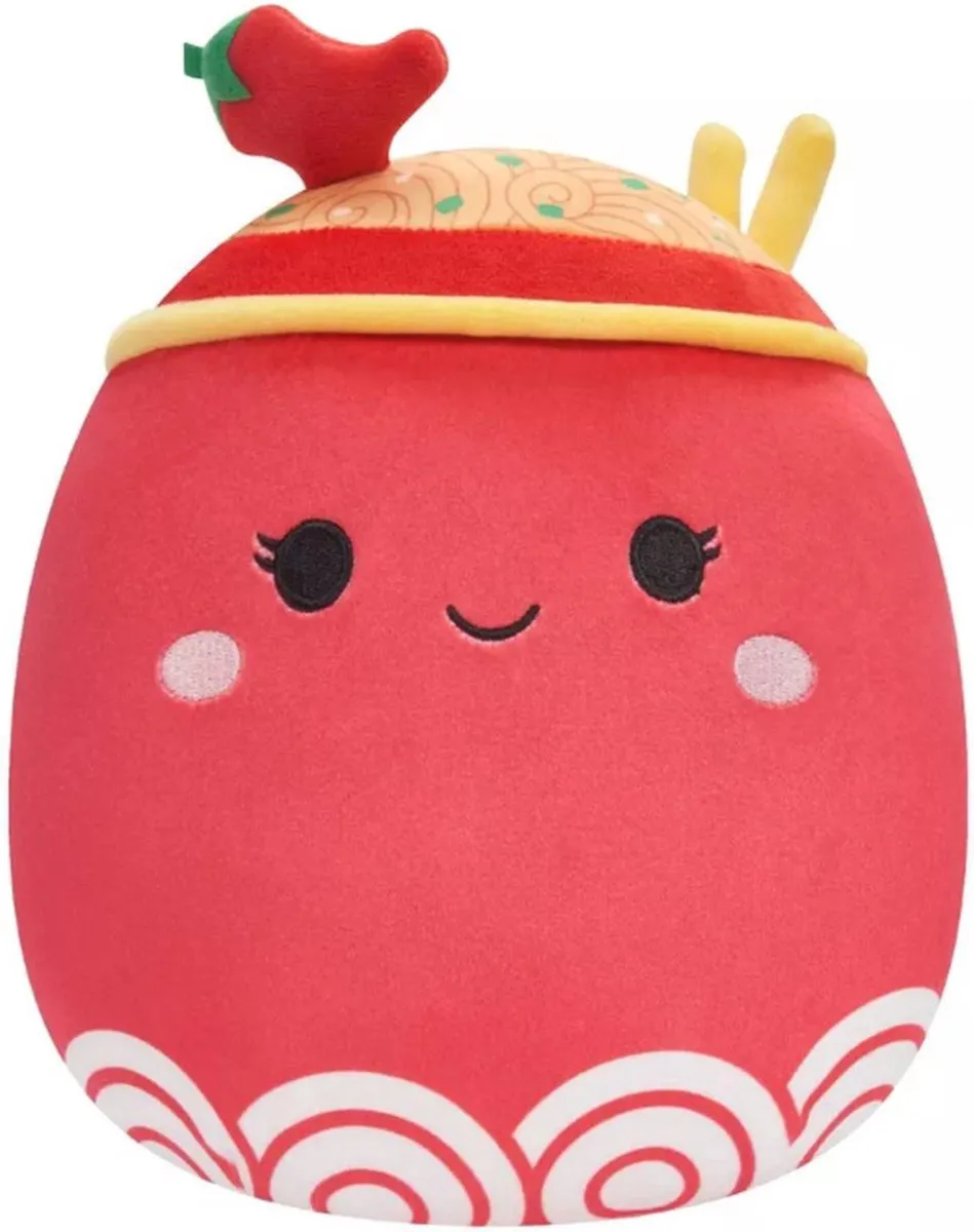 Squishmallows Odion de Rode Noedels 40cm Pluche