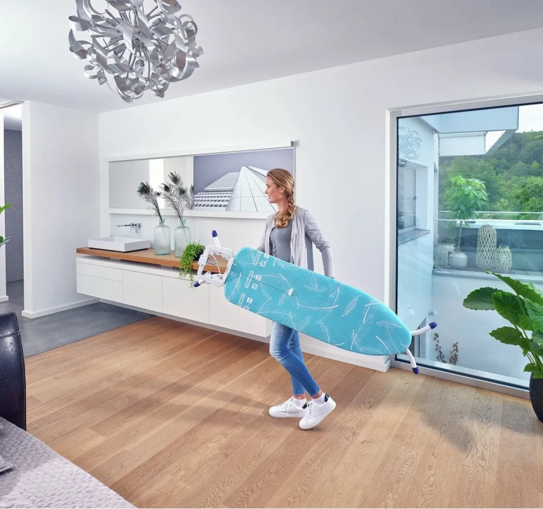 Leifheit Air Board M Strijkplank 120x38cm - Blauw/Wit - afbeelding 6 van 6