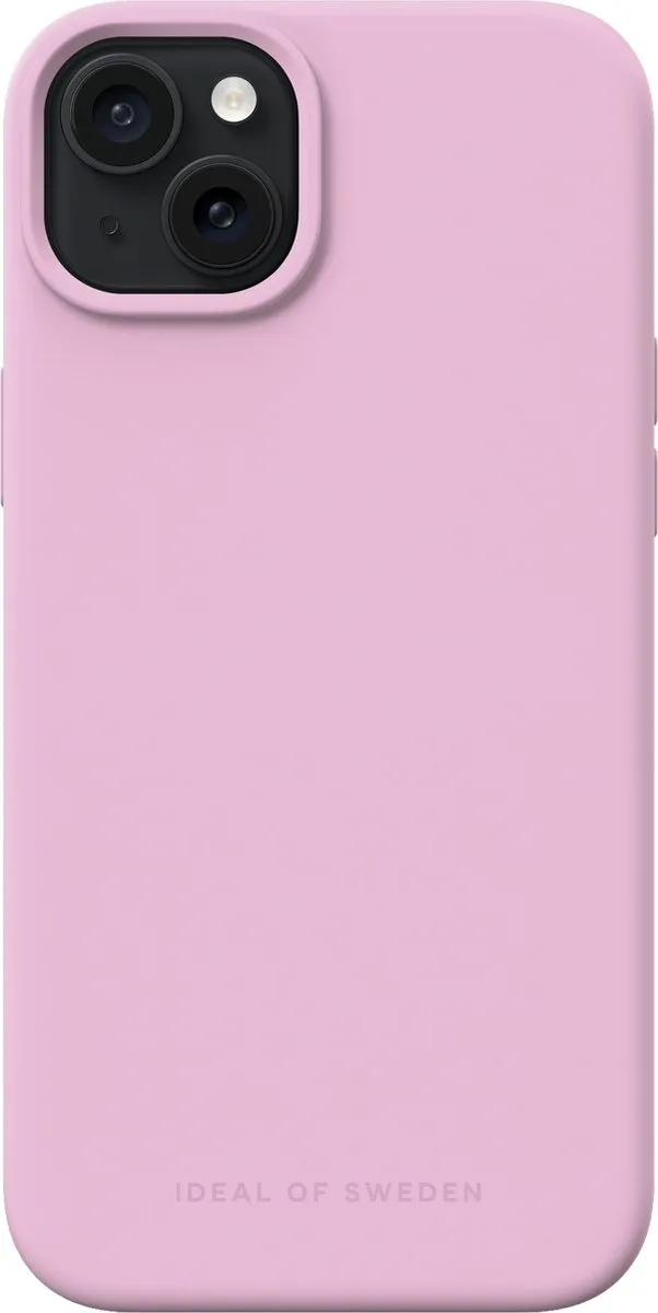 iDeal of Sweden iPhone 15 Plus Silicone Case Bubble Gum Pink