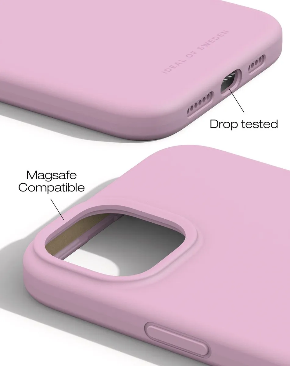 iDeal of Sweden iPhone 15 Plus Silicone Case Bubble Gum Pink - MagSafe