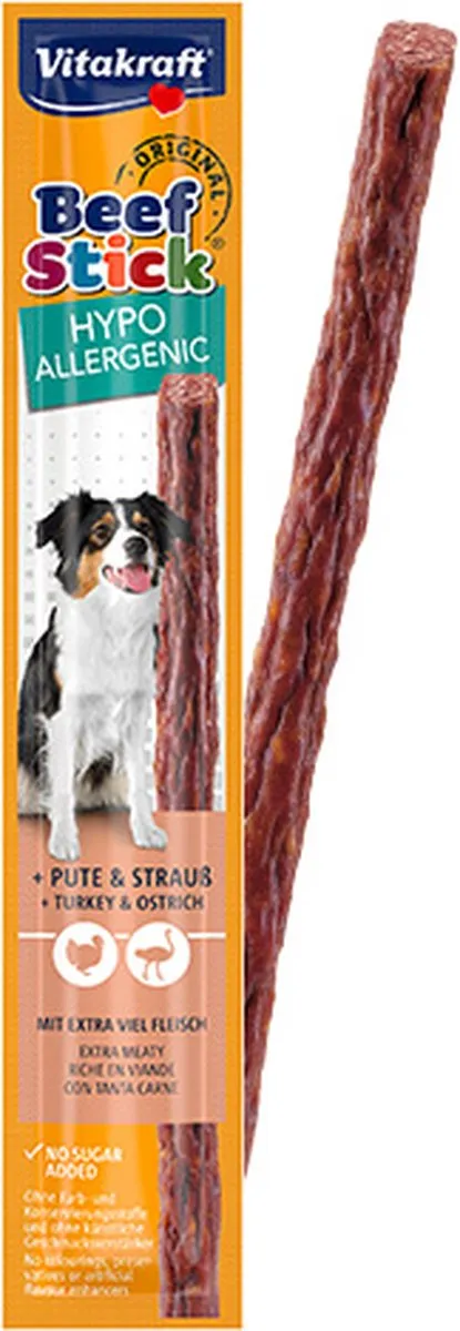Vitakraft Beef Stick Hypoallergeen - 50 Stuks