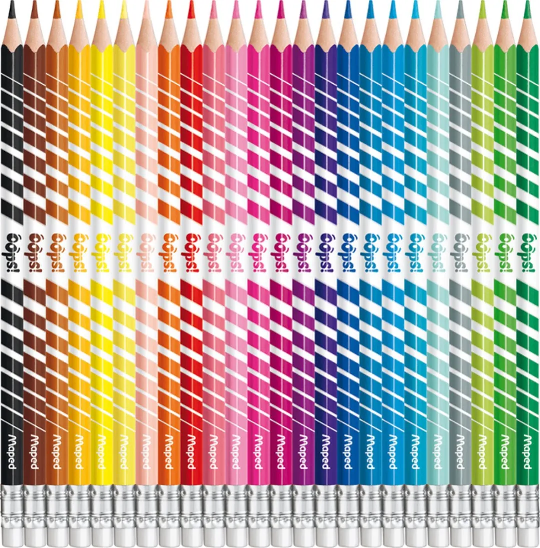 Maped Color'Peps Uitwisbare Kleurpotloden - 12 Stuks