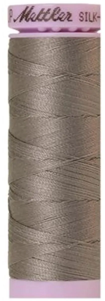 Amann Mettler Silk-Finish Cotton 0322 - 150m - Zwart/grijs/wit
