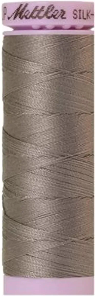 Amann Mettler Silk-Finish Cotton 0322 - 150m - Zwart/grijs/wit