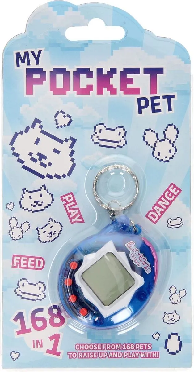 Johntoy Retro Electronisch Vriendje My Pocket Pet 49in1 - Multicolor