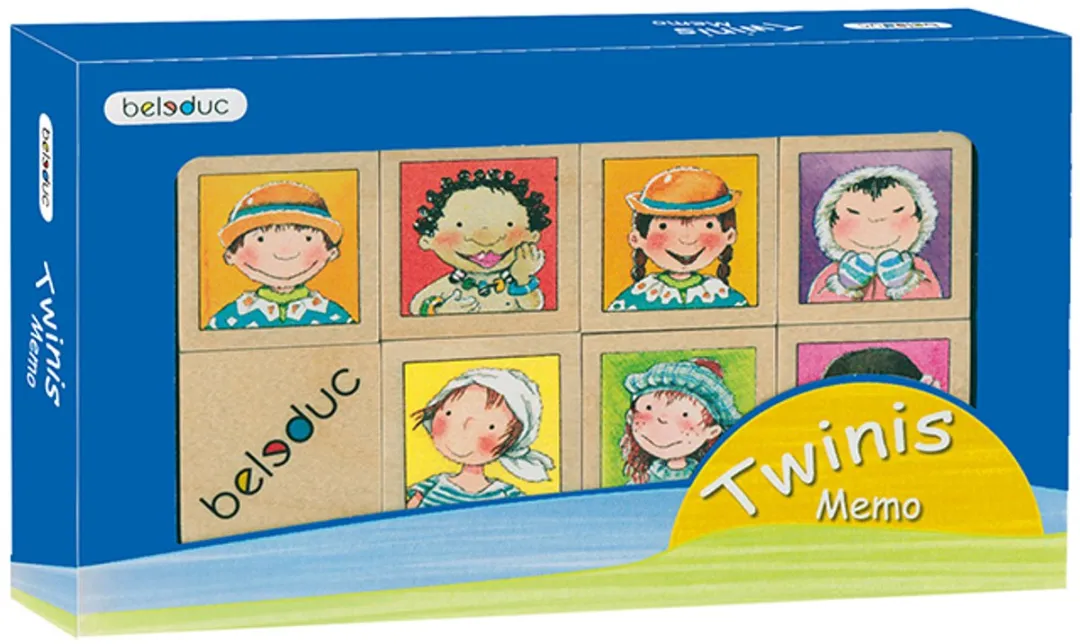 Beleduc Twinis Memo - 40 Delen - Multicolor