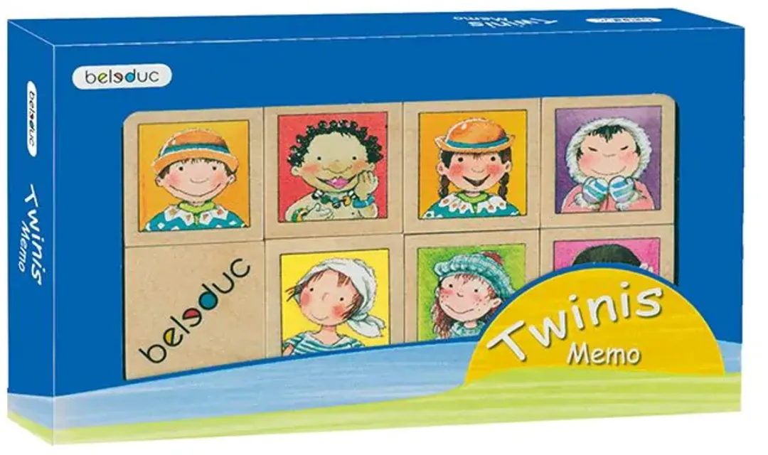 Beleduc Twinis Memo - 40 Delen - Multicolor