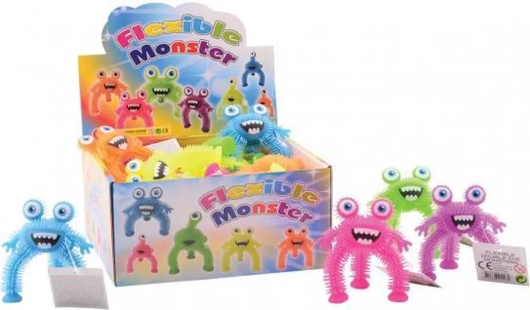 Johntoy Driepoot Monster - Multi kleuren - afbeelding 3 van 3