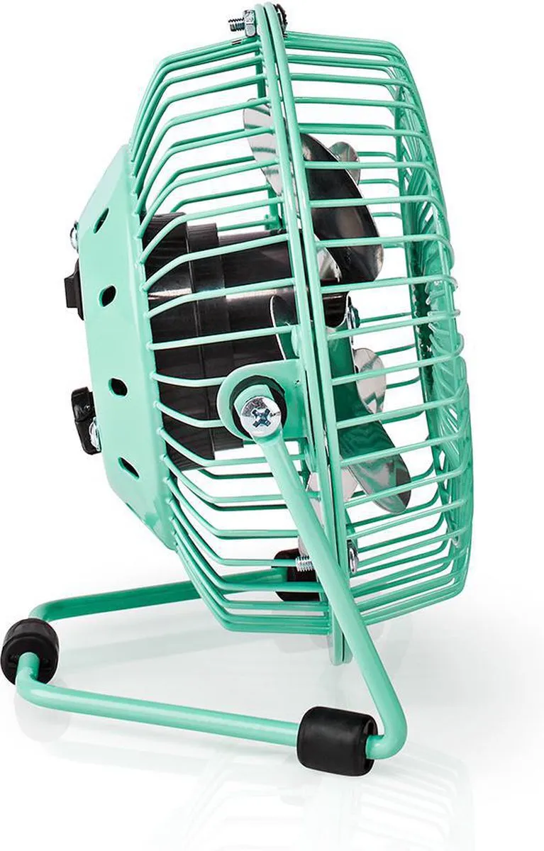 Nedis FNDK1TQ10 USB Tafelventilator 10cm - Turquoise