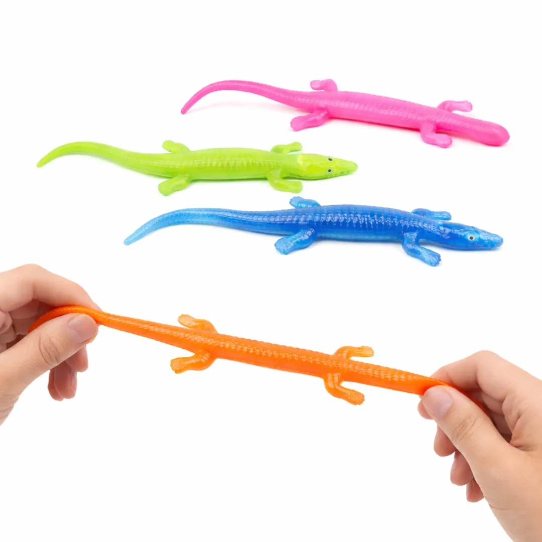 Eddy Toys Rekbare Hagedis/Krokodil 29cm