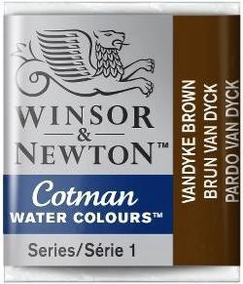 Winsor & Newton Watergedragen Verf Bruin Stokjes