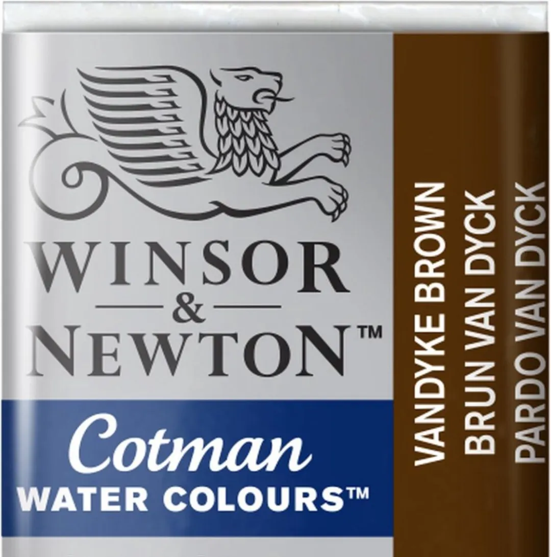 Winsor & Newton Watergedragen Verf Bruin Stokjes
