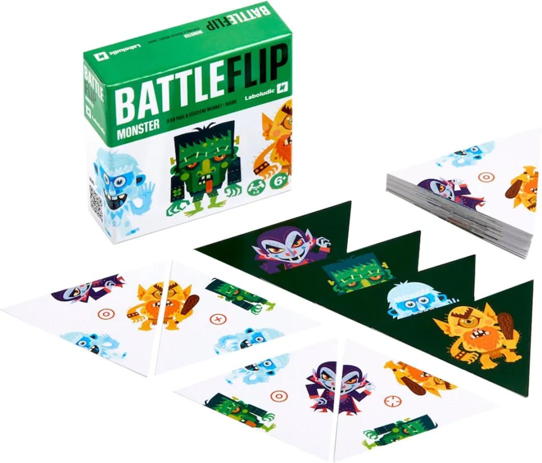 Geronimo Games Battleflip Monster Kaartspel - 1-5 Spelers