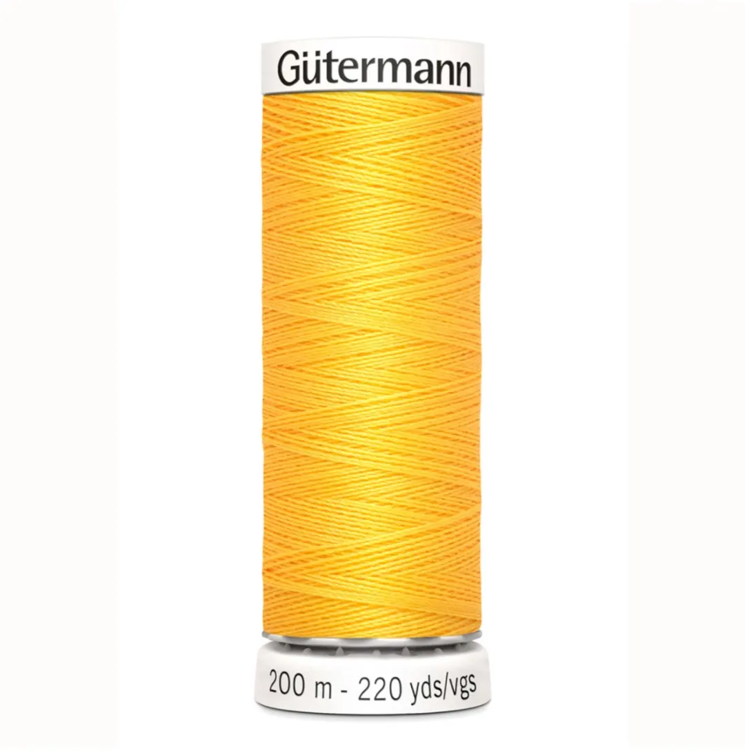 Gutermann Naaigaren Ei Geel Nr 417 - 200m