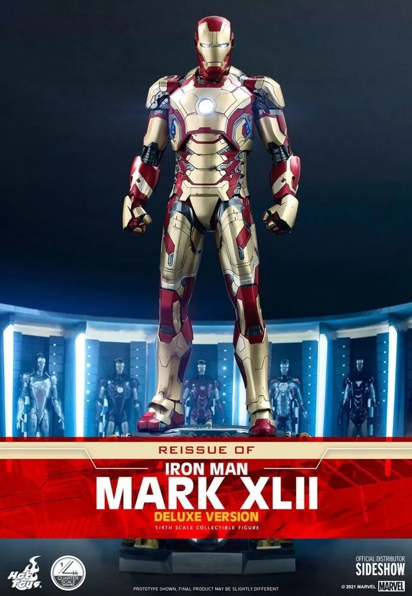 Marvel: Iron Man 3 - Deluxe Iron Man Mark XLII 1:4 Scale Figure