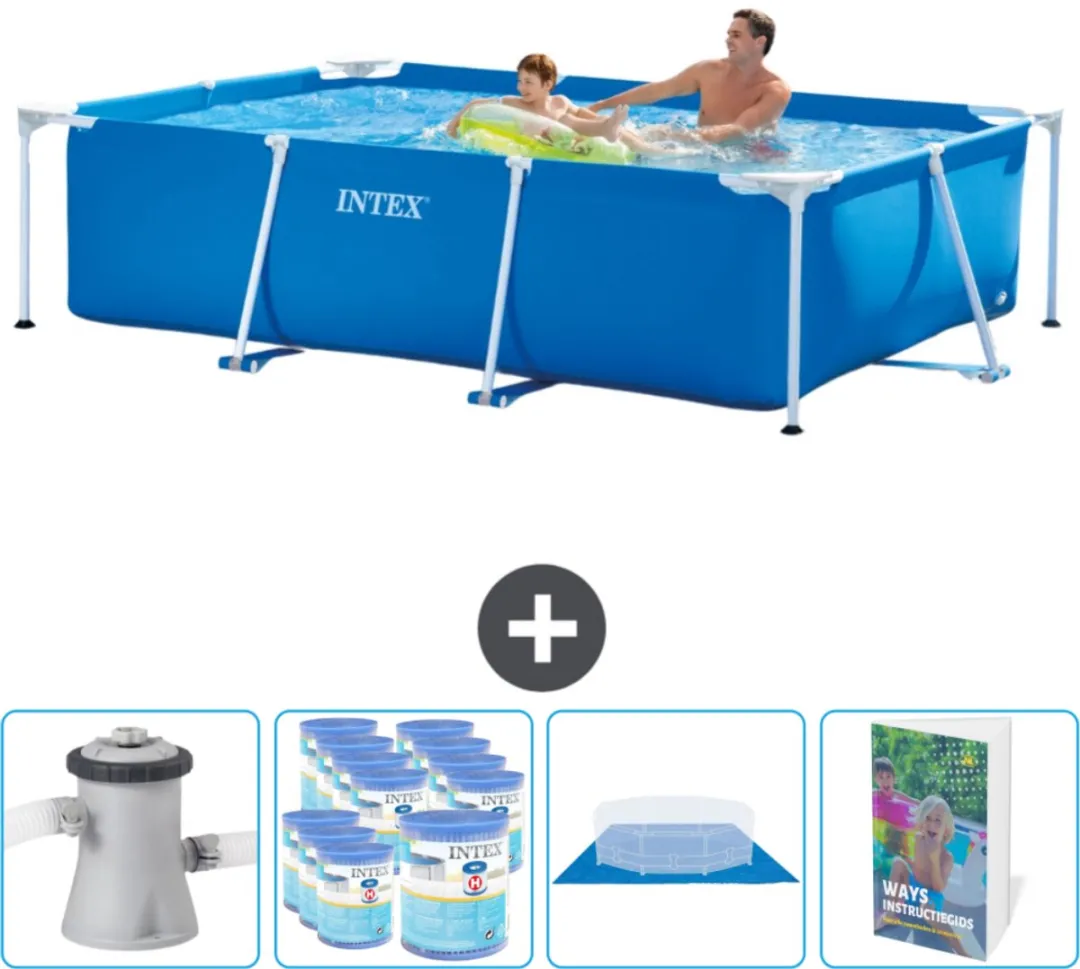 Intex Rechthoekig Frame Zwembad 260x160cm