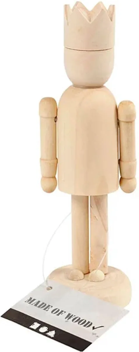 Creativ Company Creotime Houten Figuur Kroon 13cm