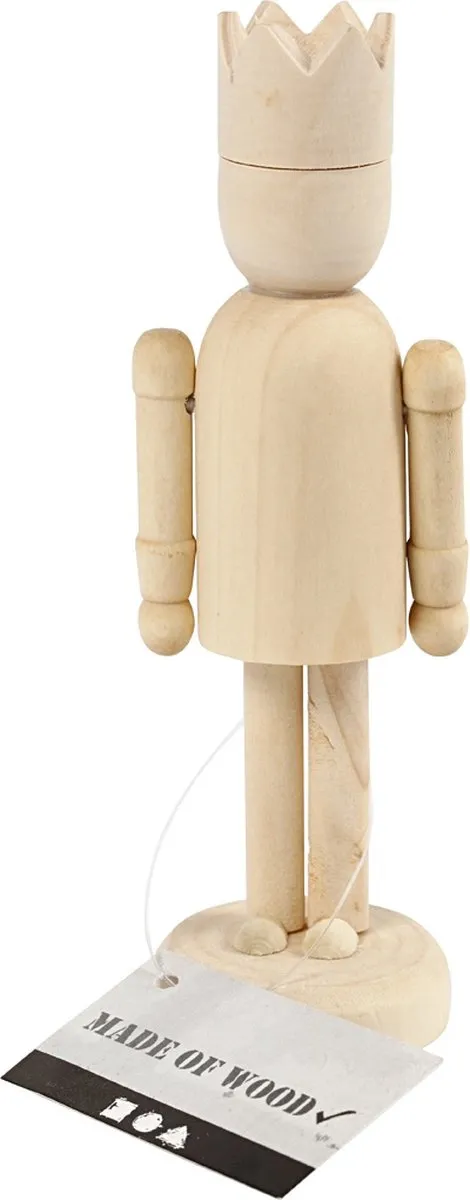 Creativ Company Creotime Houten Figuur Kroon 13cm
