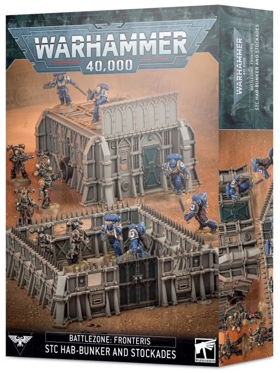 Warhammer 40K Battle Zone Fronteris STC Hab-bunker & Stockades 64-55