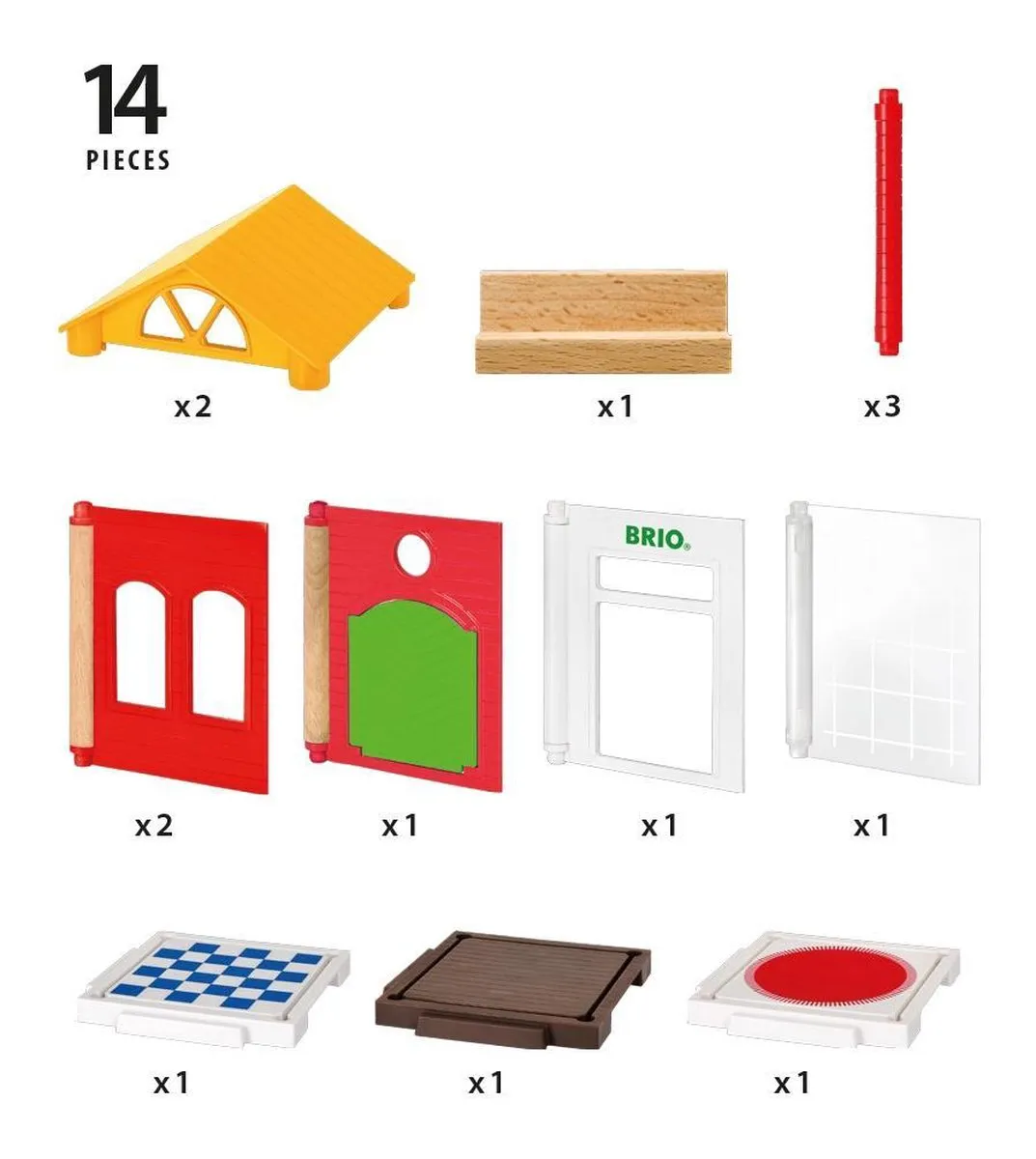 BRIO Uitbreidingsset Huis 33942 - Multicolor