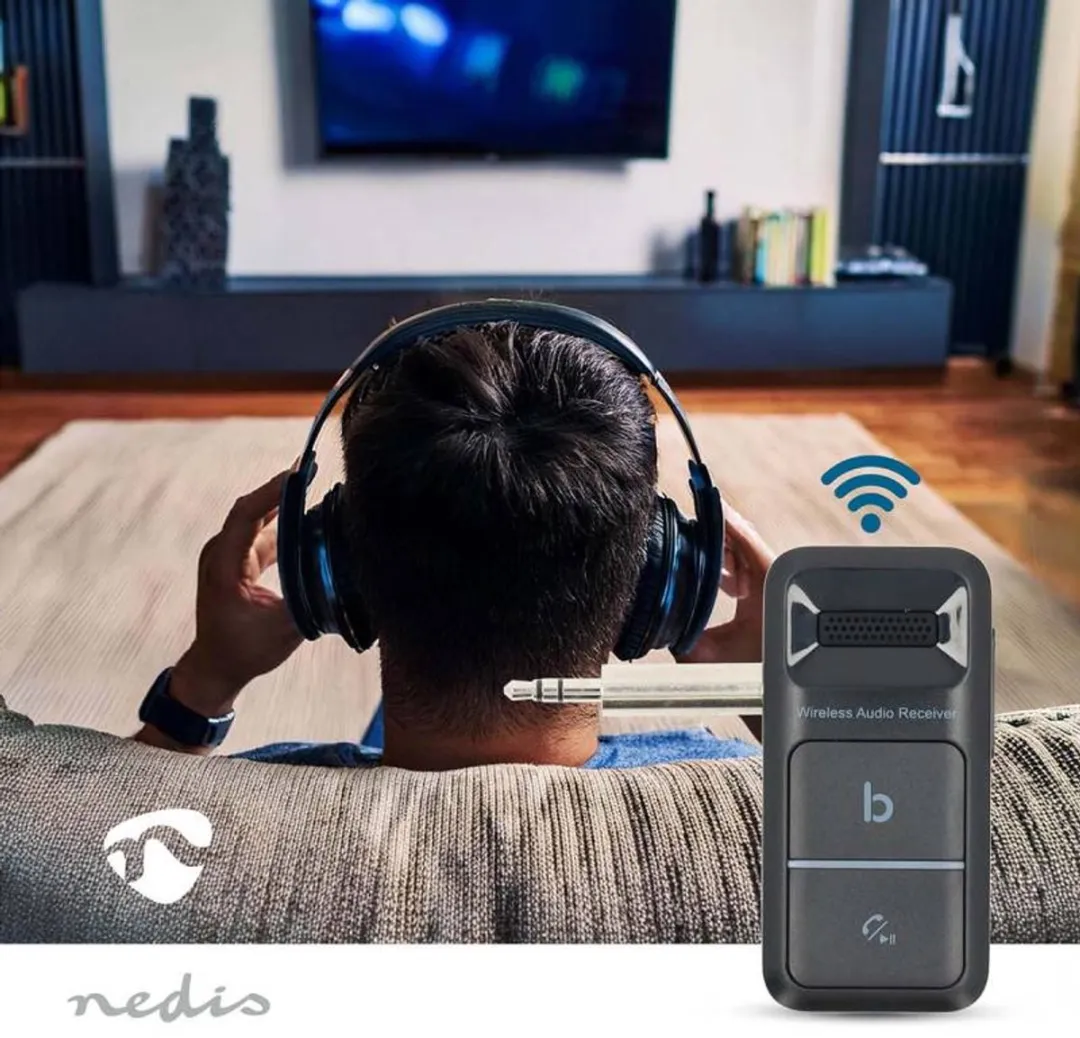Nedis BTRC3024BK Bluetooth Ontvanger - USB-C & 3,5mm - Zwart - afbeelding 6 van 6