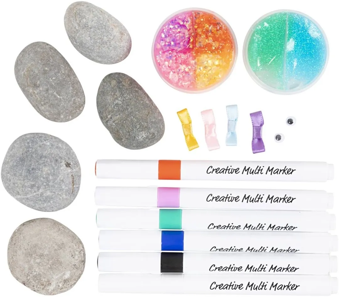 Creativ Company Hobbyset Steendecoratie Multikleurig