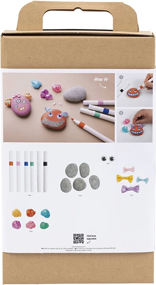 Creativ Company Hobbyset Steendecoratie Multikleurig