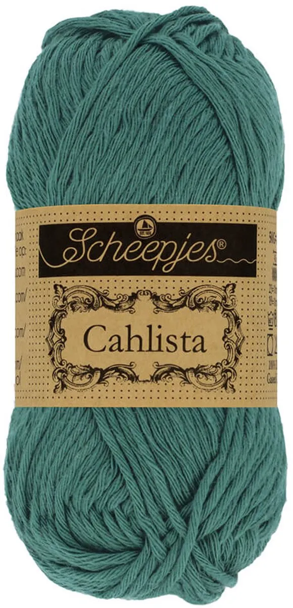 Scheepjes Cahlista Deep Ocean Green (391) Wol