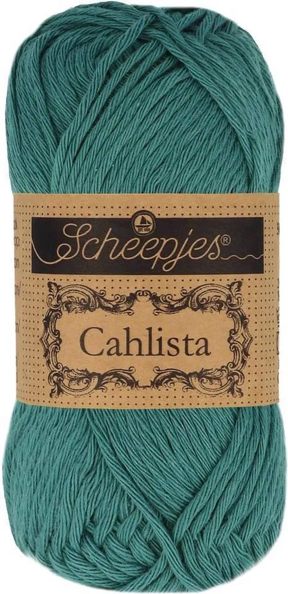 Scheepjes Cahlista Deep Ocean Green (391) Wol