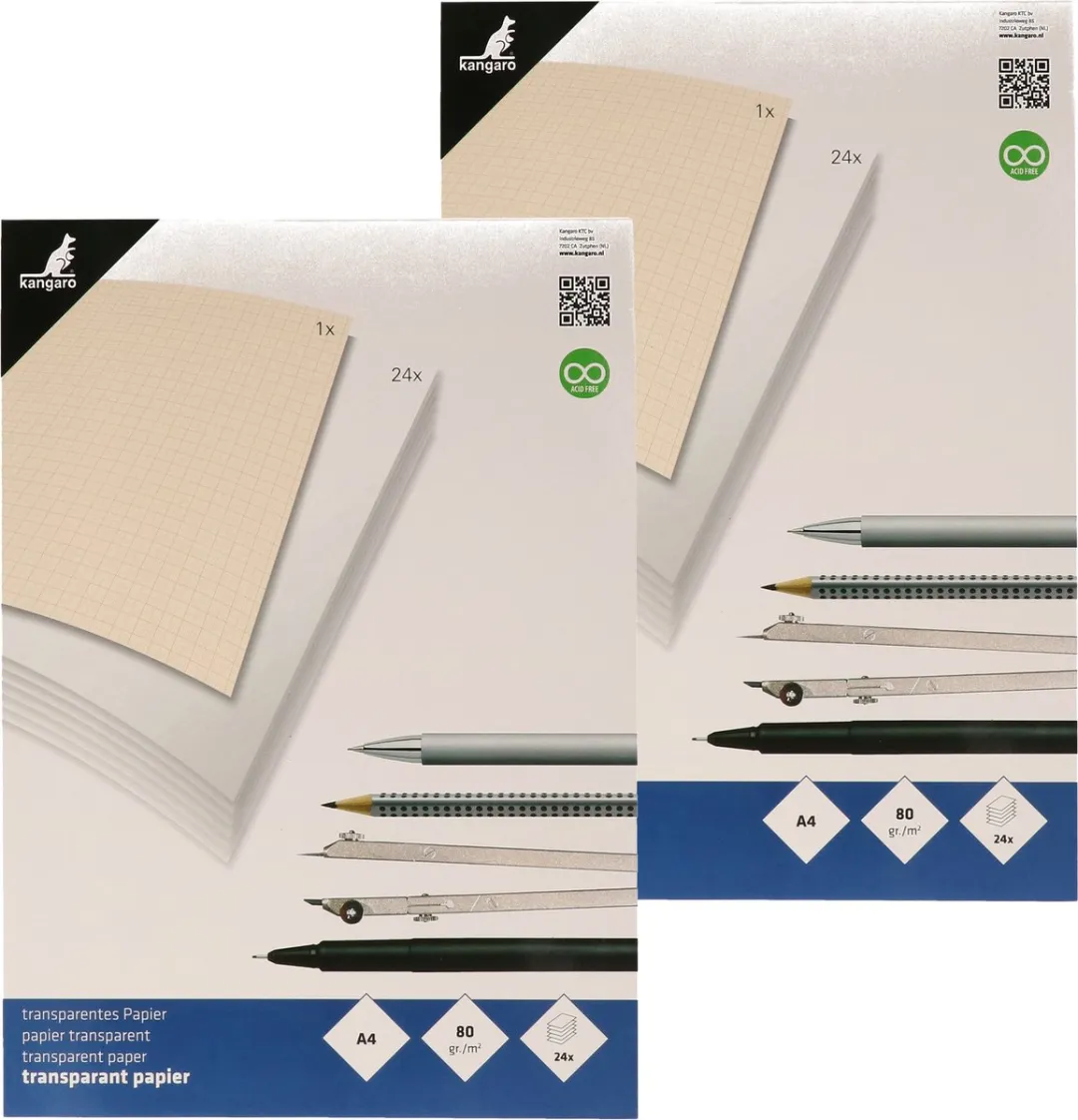 Folia A4 Overtrekpapier Transparant