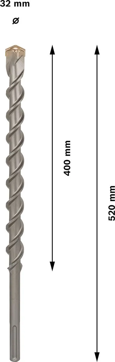 Bosch Professional SDS max-9 Natural Stone Boor 32mm - 1 Stuk