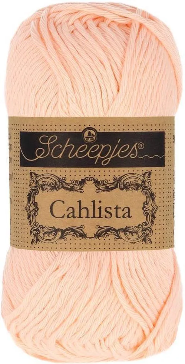 Scheepjes Cahlista Peach (523) Wol - 1 Stuk