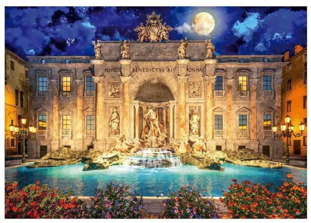 Educa Fontana Di Trevi Puzzel 1000 Stuks - Multicolor