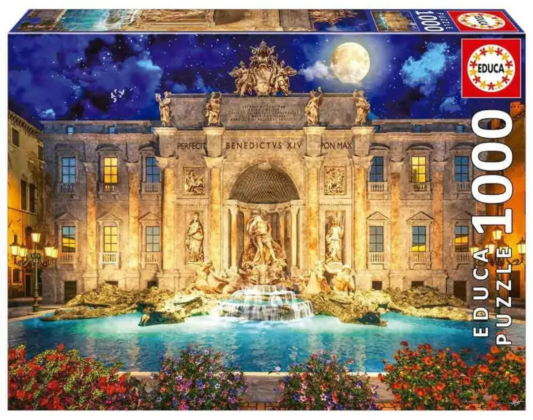 Educa Fontana Di Trevi Puzzel 1000 Stuks - Multicolor