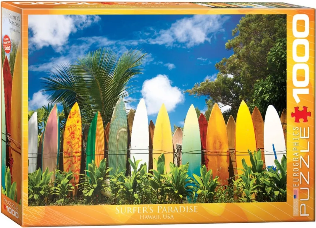 Eurographics Surfer's Paradise Hawaii Puzzel 1000 Stuks