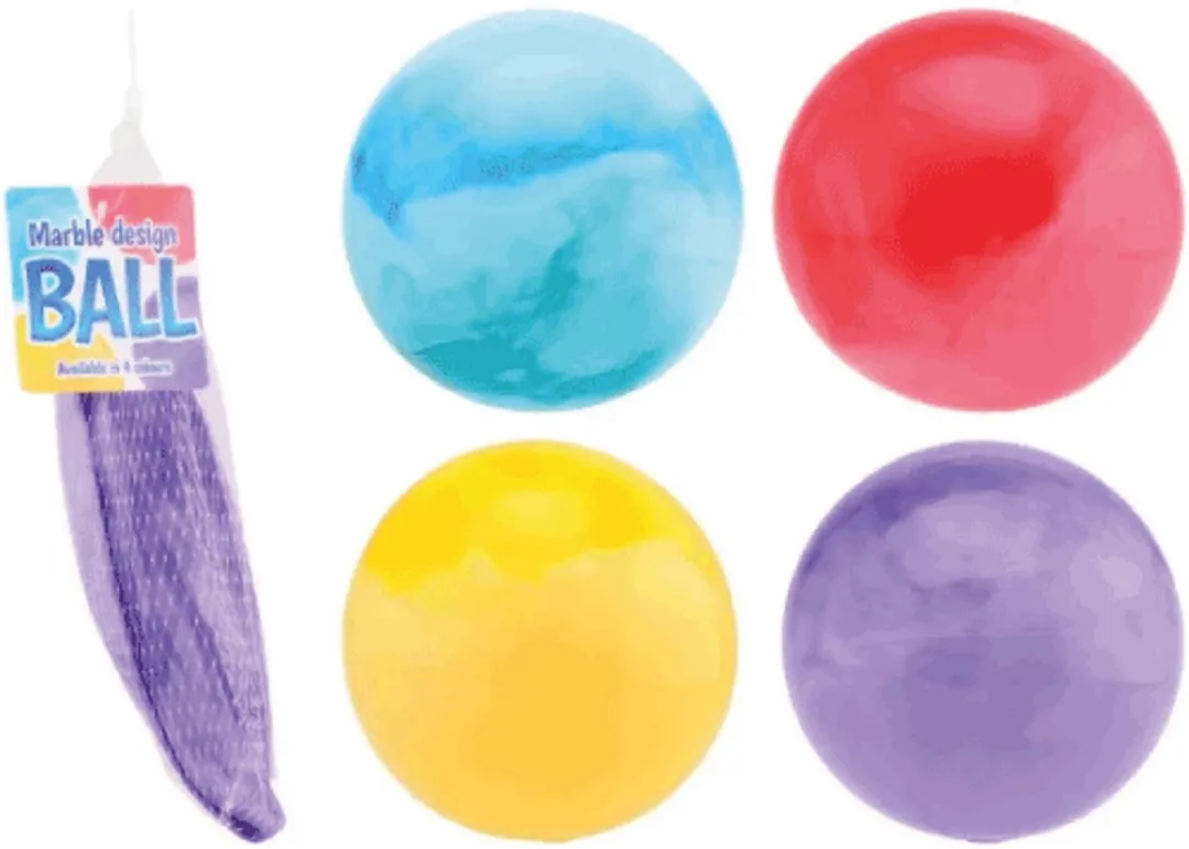 Johntoy Speelbal Marmer - Multi kleuren