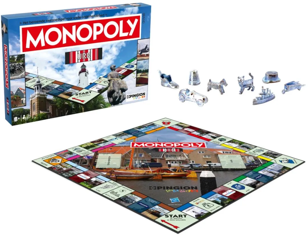 Pingion Games - Monopoly Urk - Bordspel - Nederlandstalig - Gezelschapspel
