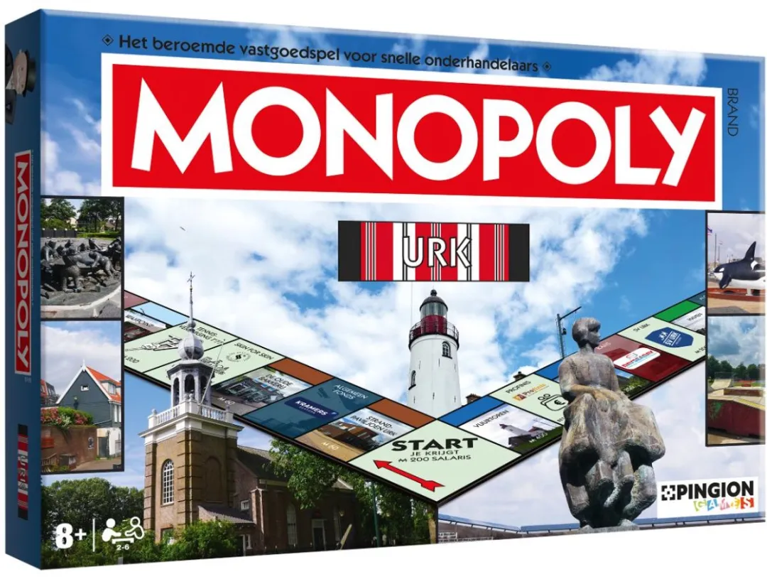 Pingion Games - Monopoly Urk - Bordspel - Nederlandstalig - Gezelschapspel
