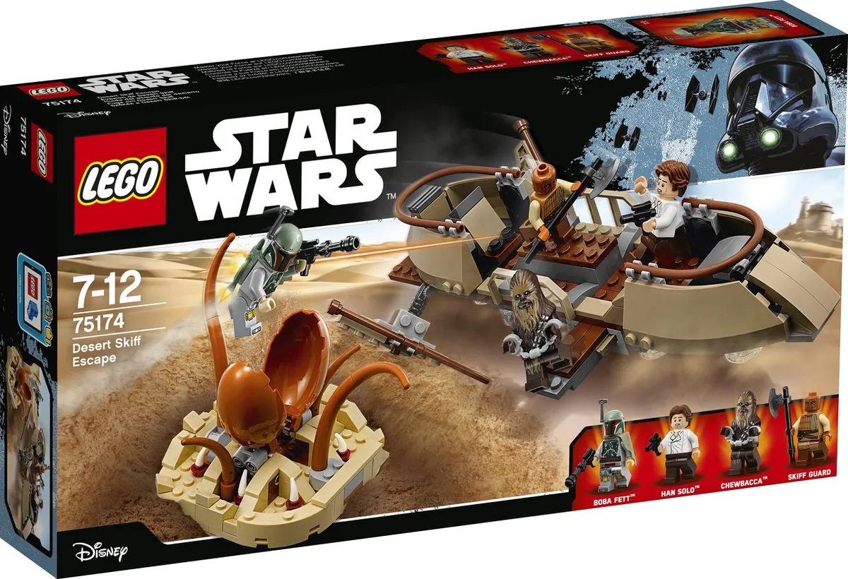 LEGO Star Wars Woestijnskiff-ontsnapping 75174 - 277 Stukken
