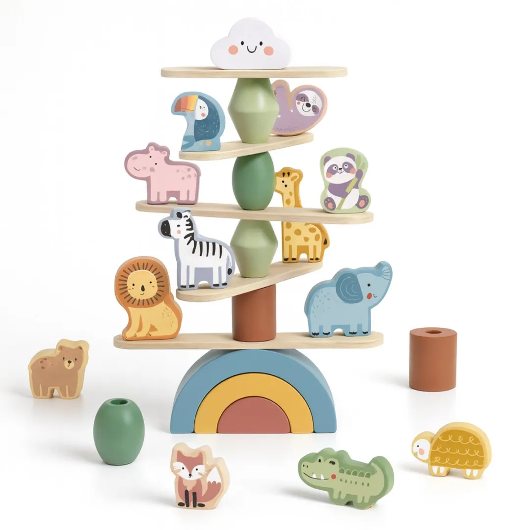 Tooky Toy Dieren Stapeltoren
