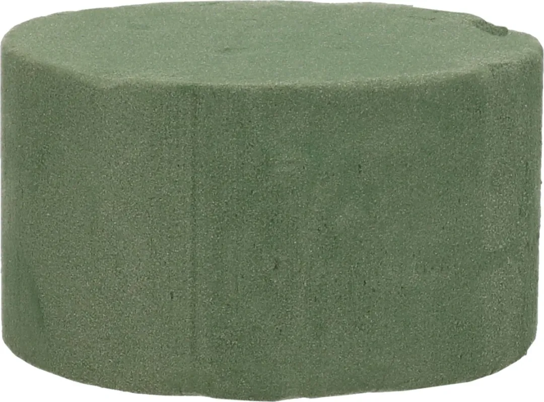 Rayher Steekschuim Oase Rond Groen 10x6cm - 4 Stuks