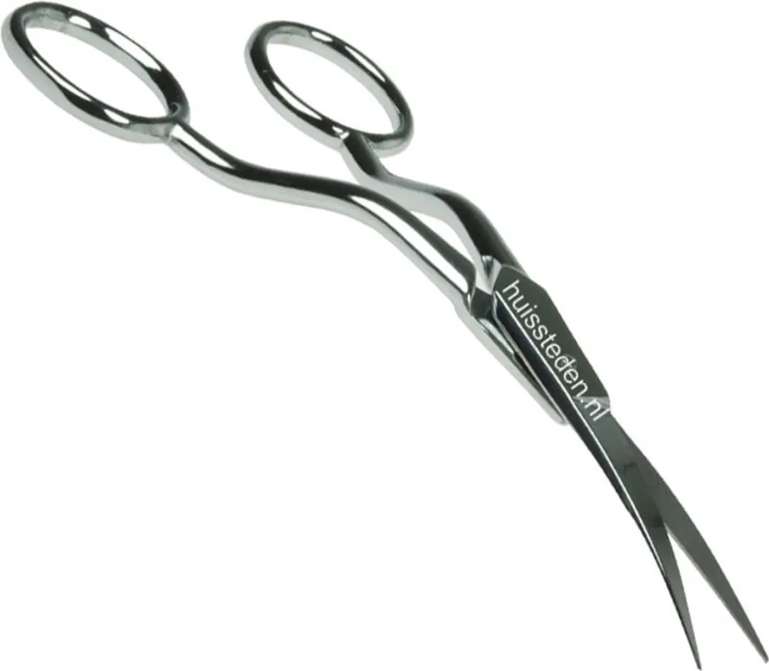 Madeira Schaar Dubbel Gebogen 14cm - Nikkel