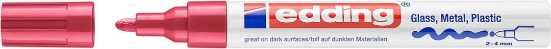 edding 750 Glanslakmarker Rood 4-750-9-002
