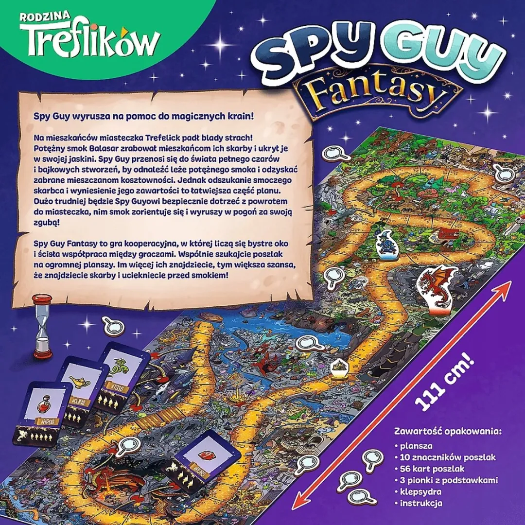 Trefl Spy Guy Fantasy Bordspel - Coöperatief - 1-4 Spelers