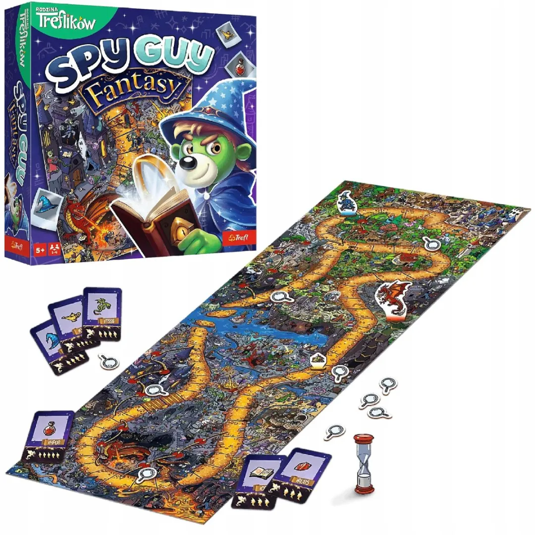 Trefl Spy Guy Fantasy Bordspel - Coöperatief - 1-4 Spelers