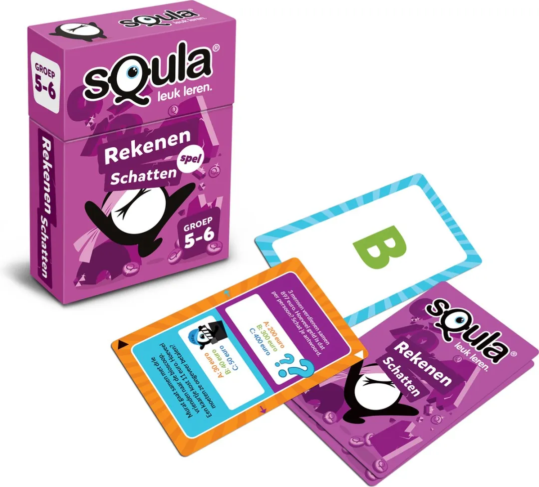 Identity Games sQula Rekenen Schatten Groep 5-6 Kaartspel - 2-4 Spelers
