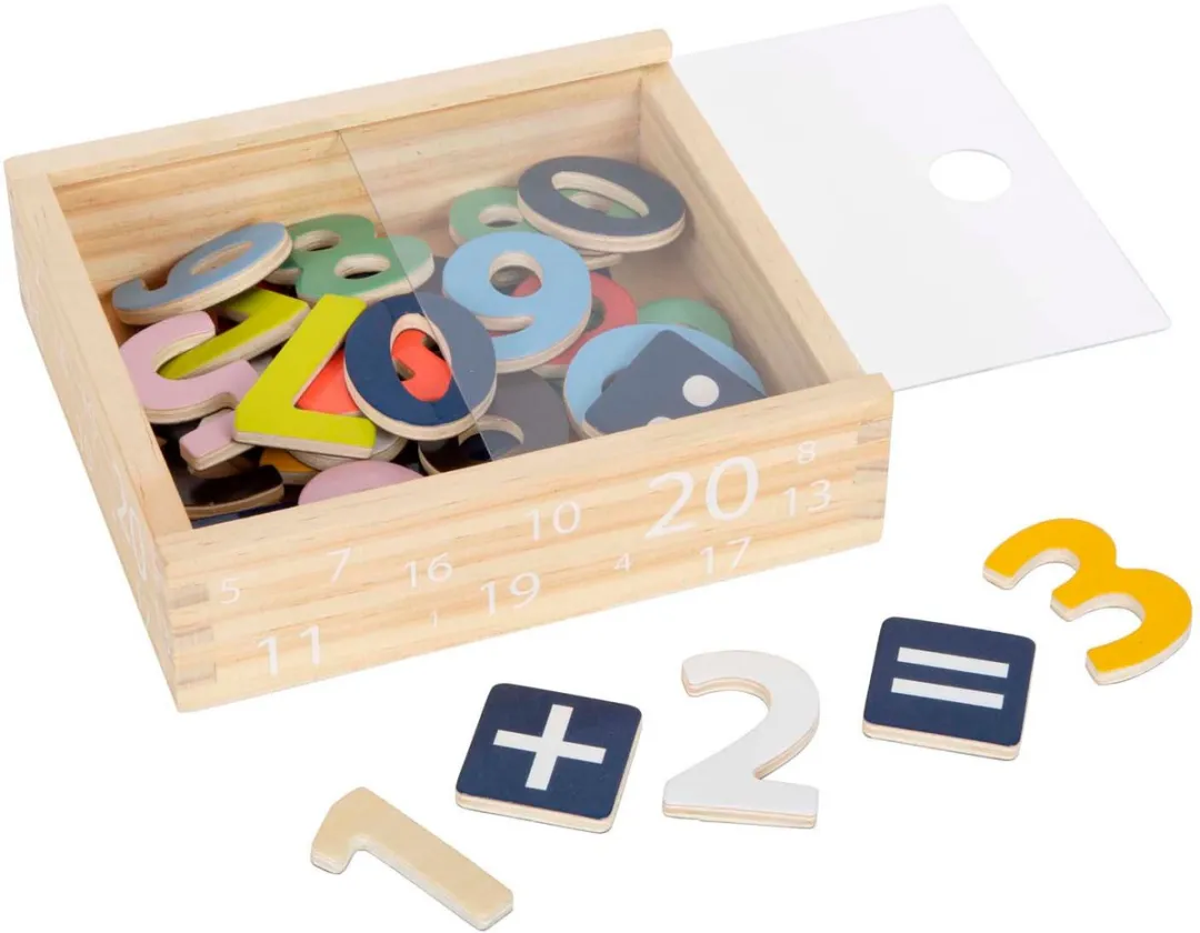 Small Foot Houten Magnetische Cijfers - Multicolor