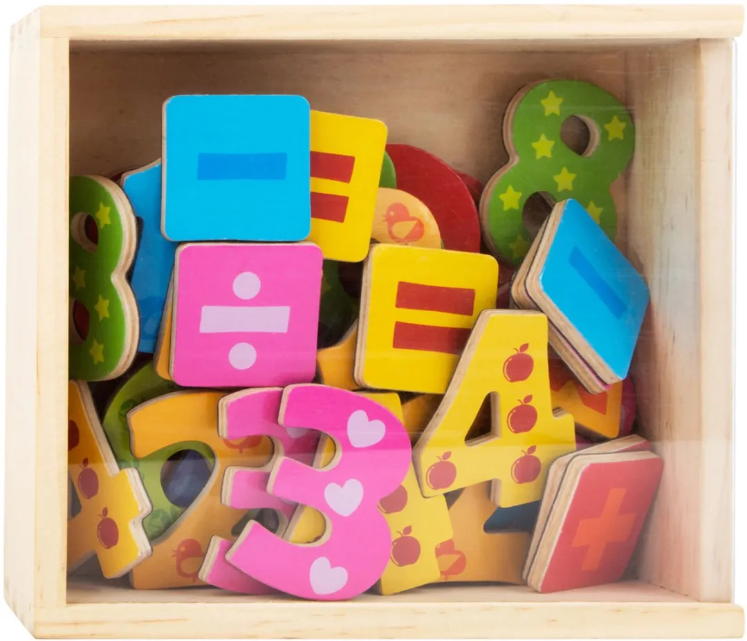 Small Foot Houten Magnetische Cijfers - Multicolor
